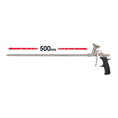 Пістолет для піни з довгим носиком 500 мм + 4 насадки INTERTOOL PT-0650 PT-0650 фото