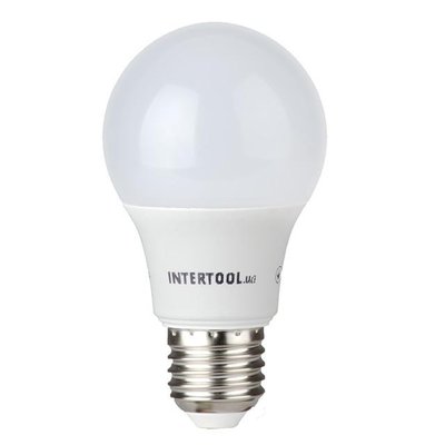 Світлодіодна лампа LED 10 Вт, E27, 220 В INTERTOOL LL-0014 LL-0014 фото